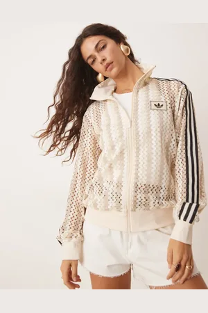 adidas Crochet track jacket in