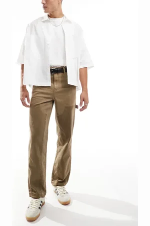 Karl Kani Washed carpenters trousers in dark beige