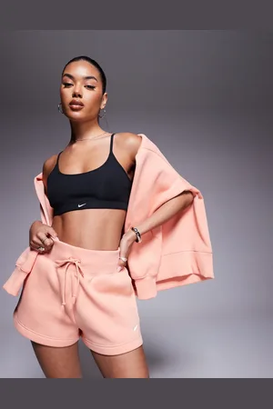 Nike Phoenix fleece high waisted shorts in