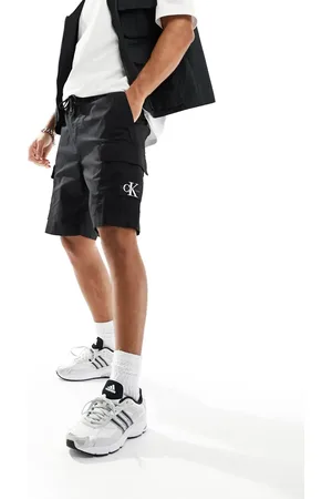 Calvin Klein Washed cargo shorts in