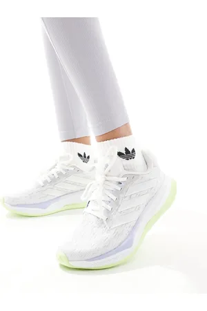 adidas Adidas Running Supernova Comfortglide trainers in lime and silver