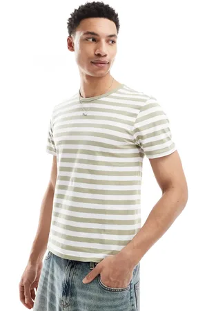 Cotton On Cotton On contrast ringer t-shirt in green stripe
