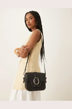 Beck Söndergaard Iris leather crossbody buckle bag in