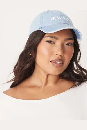 Gina Tricot New york denim cap in midwash