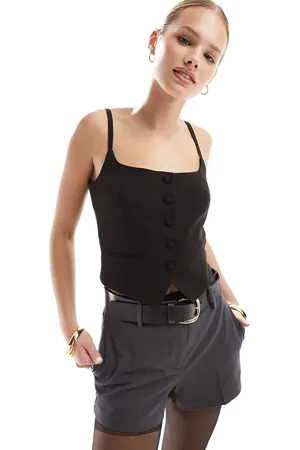 Stradivarius Cami detail waiscoat in