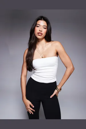 Princess Polly Ribbed bandeau top in