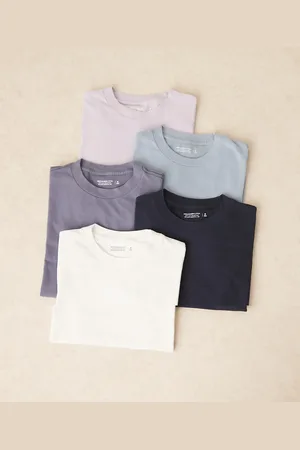Abercrombie & Fitch 5 pack essential t-shirt pack in