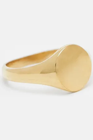 SEOL + GOLD 18ct vermeil signet ring
