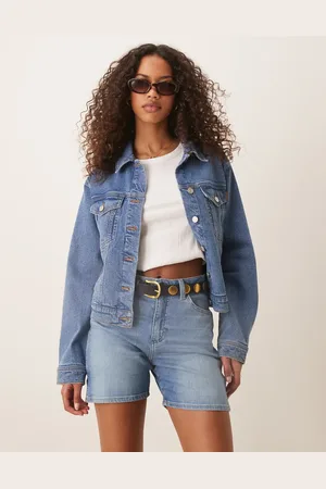 Wrangler 5inch cowboy denim short in light