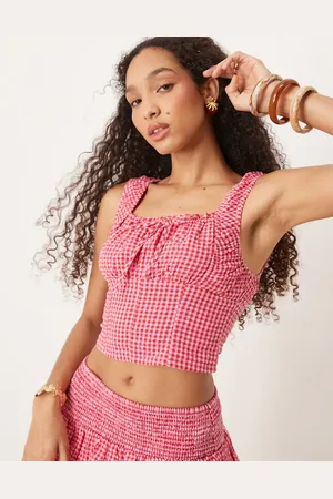 Cotton On Cotton On Cara corset top in gingham