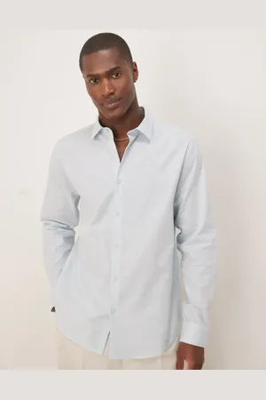 ASOS Formal linen blend regular shirt in