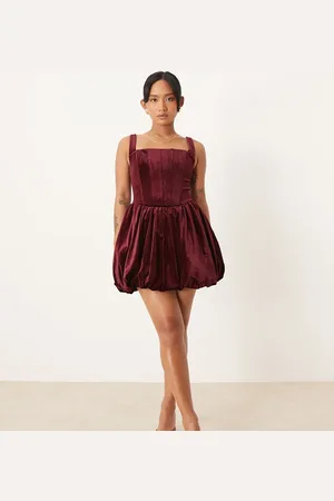 Forever New Structured hem mini dress in