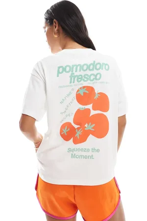 Pull&Bear Tomato graphic t-shirt in