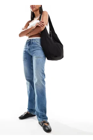 Calvin Klein Low rise straight jeans in light wash