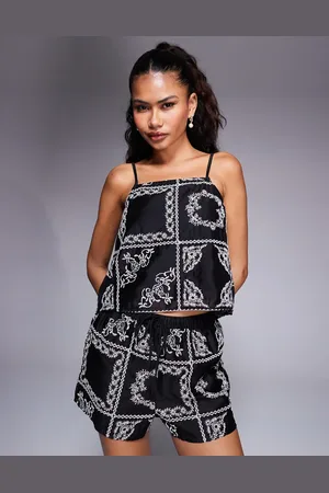 River Island Handkerchief cami top co-ord in