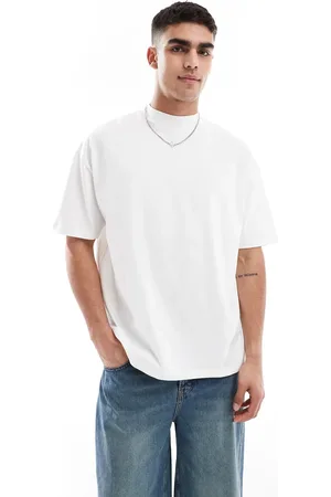 ASOS Essential oversized high neck t-shirt in