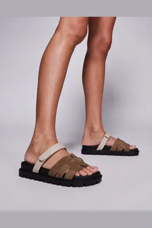 Simmi London Simmi London Adelle mule sandals with strap in olive