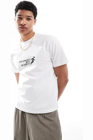 ASOS Boxy t-shirt with sports graphic in