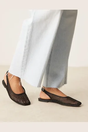 ASOS Lisse point-toe slingback ballet in weave