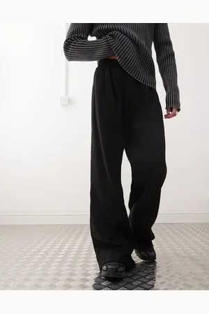 Weekday Wind super wide leg sweatpants with front pleats in