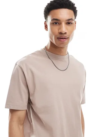 ASOS Heavyweight relaxed t-shirt 240gsm in stone