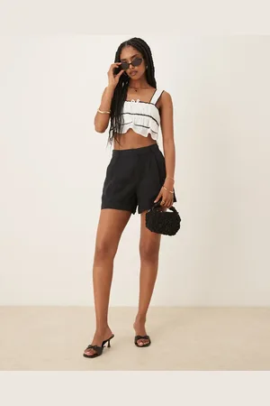 Gina Tricot Tailored linen shorts in