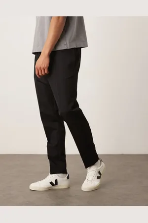 ASOS Pull on smart tapered fit trousers in