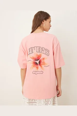 adidas Floral graphic t-shirt in