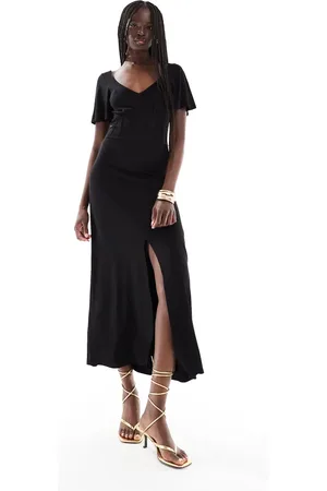 ASOS Corset detail midi tea dress in