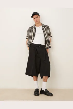 ASOS Smart oversized bermuda shorts with front pleat in