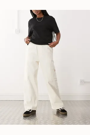 Obey Primal cargo trouser in cream
