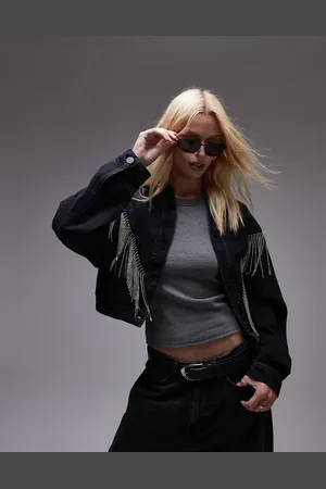 AllSaints Marlene emb jacket in