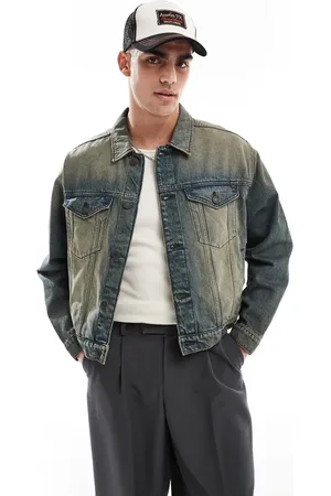 Cotton On Cotton On grunge denim jacket in y2k washed