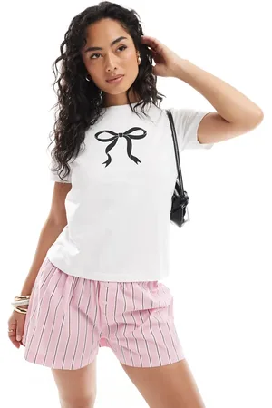 JJXX Bow tee in