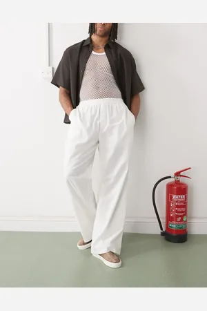 COLLUSION Relaxed trouser with linen in