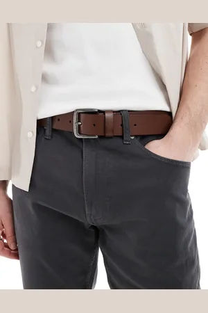 Cotton On Cotton On leather belt in and silver