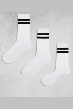 Cotton On Cotton On 3 pack essential socks in sport stripe