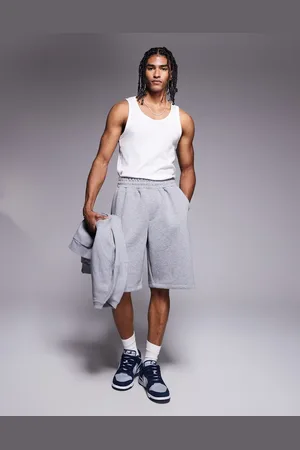 Bershka Oversized jersey short in