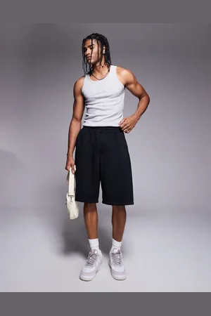 Bershka Oversized jersey short in