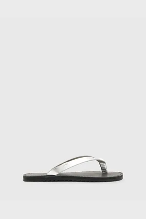 AllSaints Sydney leather thong sandals in