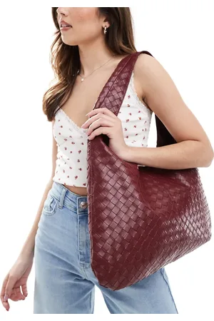 Cotton On Cotton On ava tote bag in deep berry
