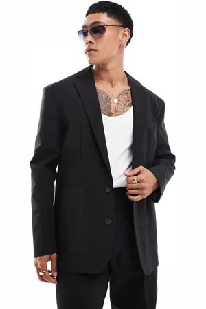 ASOS Relaxed tech suit jacket in