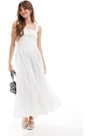 Cotton On Aria corset detail maxi dress in