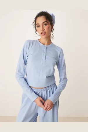 ASOS Mix & match henley pyjama top in