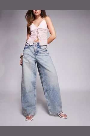 River Island Balloon jean in lightwash
