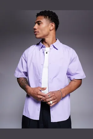 Nike Club short sleeve shirt in lilac