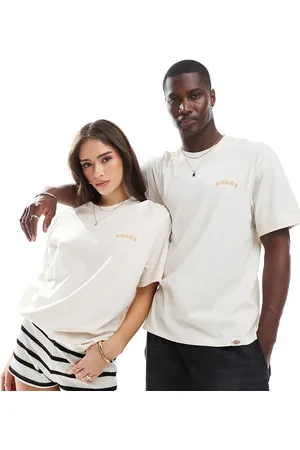 Dickies Panther graphic back print t-shirt in off - exclusive to ASOS