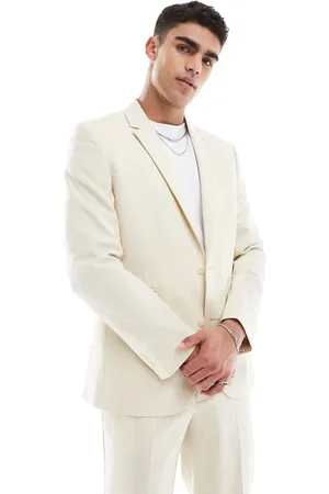 ASOS Regular suit jacket in stone