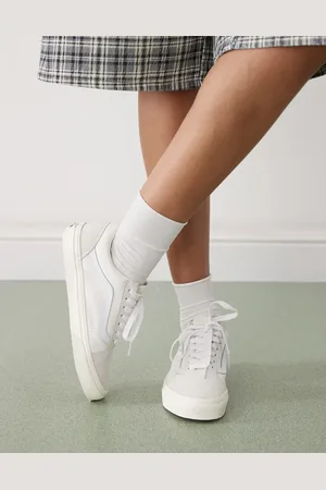 Vans Old Skool monochrome checkerboard trainers in