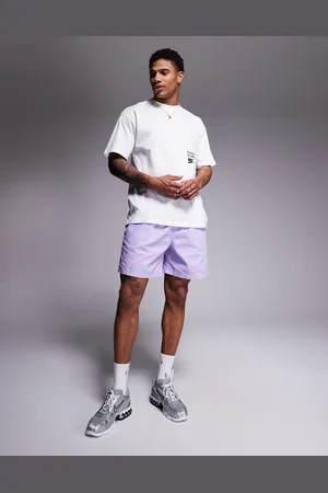 Nike Club woven shorts in lilac